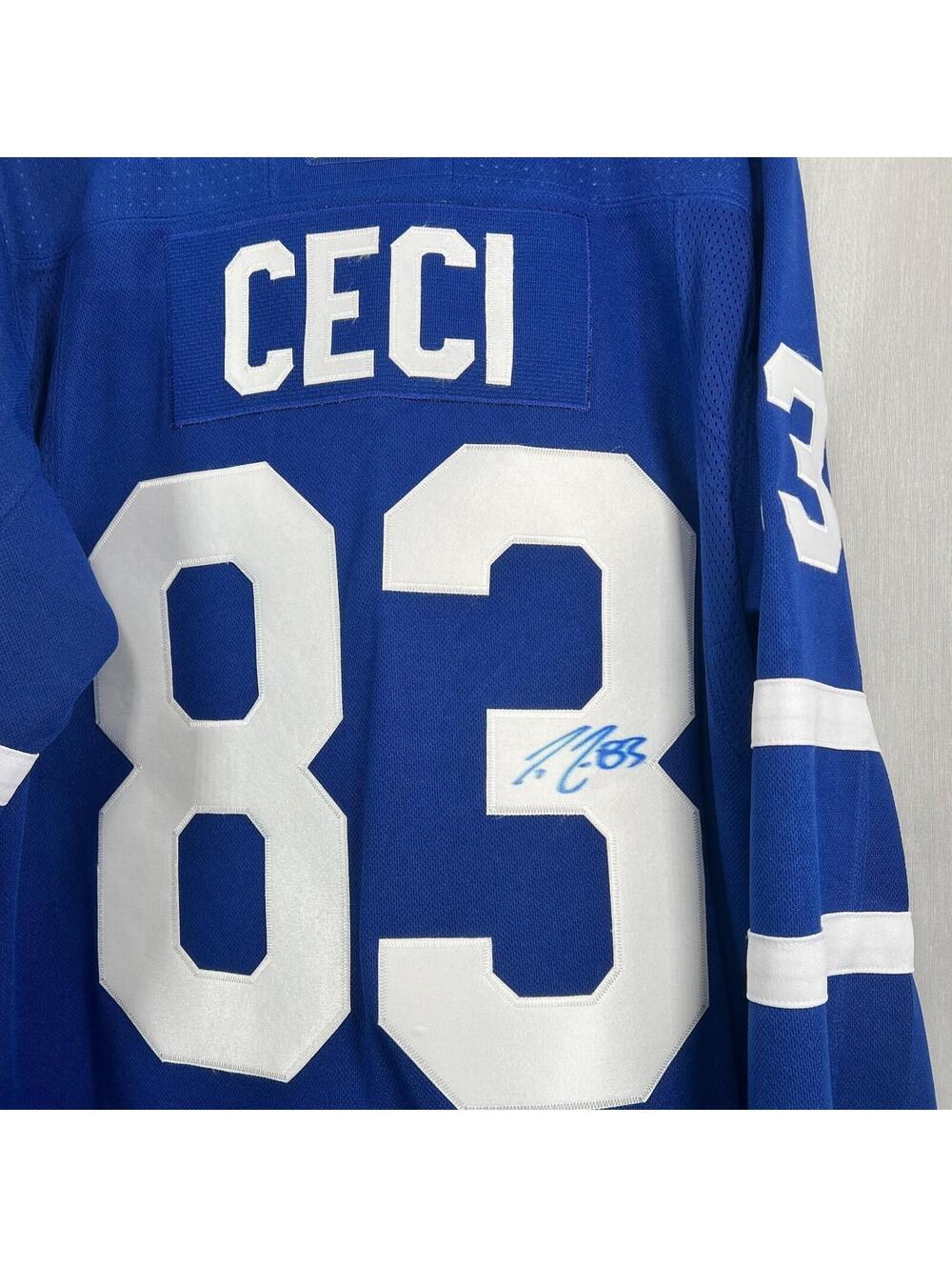 Cody Ceci Autographed Toronto Maple Leafs Jersey